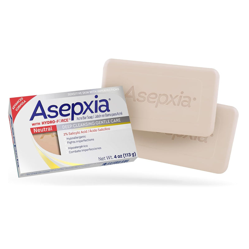 Asepxia Asepxia Acne Treatment Neutral Hypoallergenic Bar Soap 4 oz Skin Care