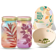 Modern Sprout Garden Jars - Organic Herbs Indoor Garden Kit