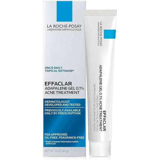 La Roche-Posay La Roche-Posay Effaclar Adapalene Gel 0.1% Retinoid Cream for Acne, 45g Acne Treatments & Kits