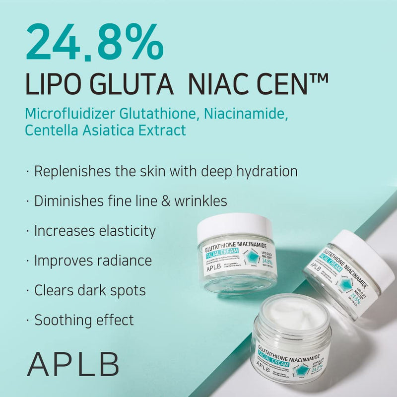 AsiaBeautyMall APLB Glutathione Niacinamide Facial Cream Moisturizer