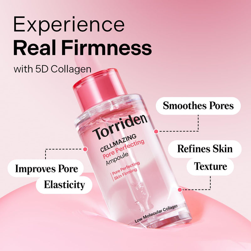 AsiaBeautyMall Torriden Cellmazing Pore Perfecting Ampoule Serum Misty Rose