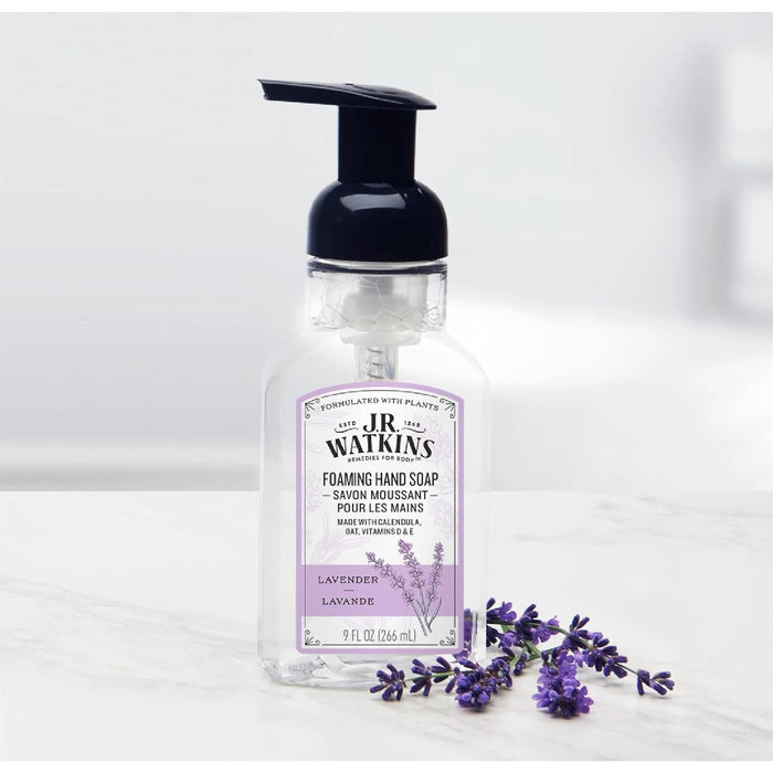 J.R. Watkins Lavender Foaming Hand Soap 9 oz