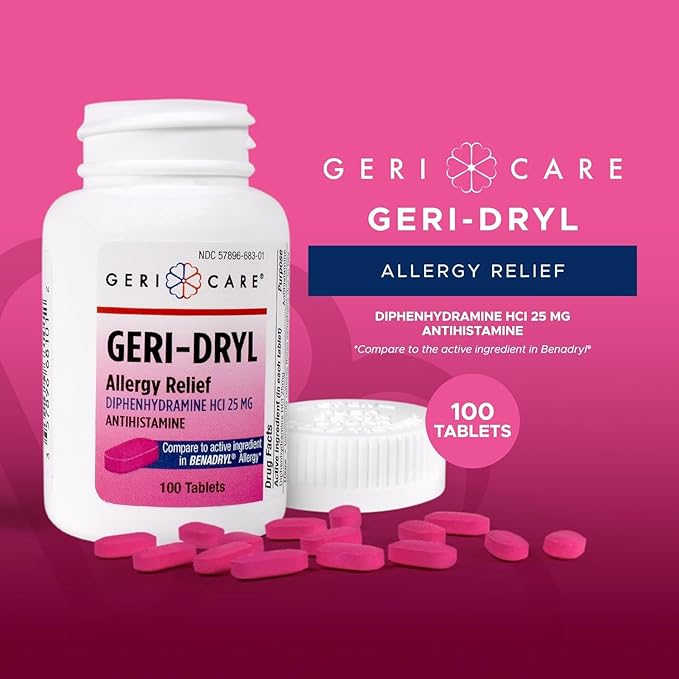 Geri-Care Geri-Dryl Alrg Rfl Tb 25Mg 400 Medicine & Drugs