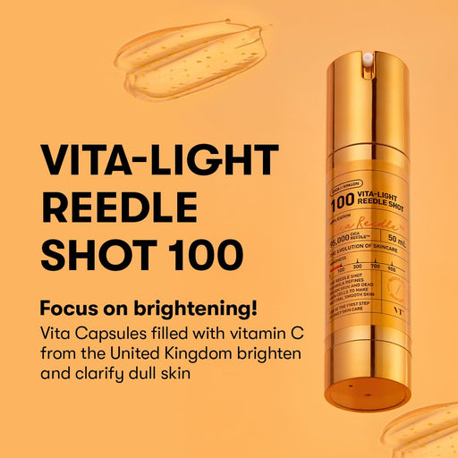AsiaBeautyMall VT Vita-Light Reedle Shot 100 Serum Sandy Brown