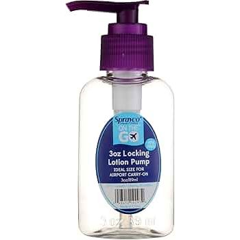 GTG GTG Locking Lotion Pump, 3 Ounce Lotion & Moisturizer
