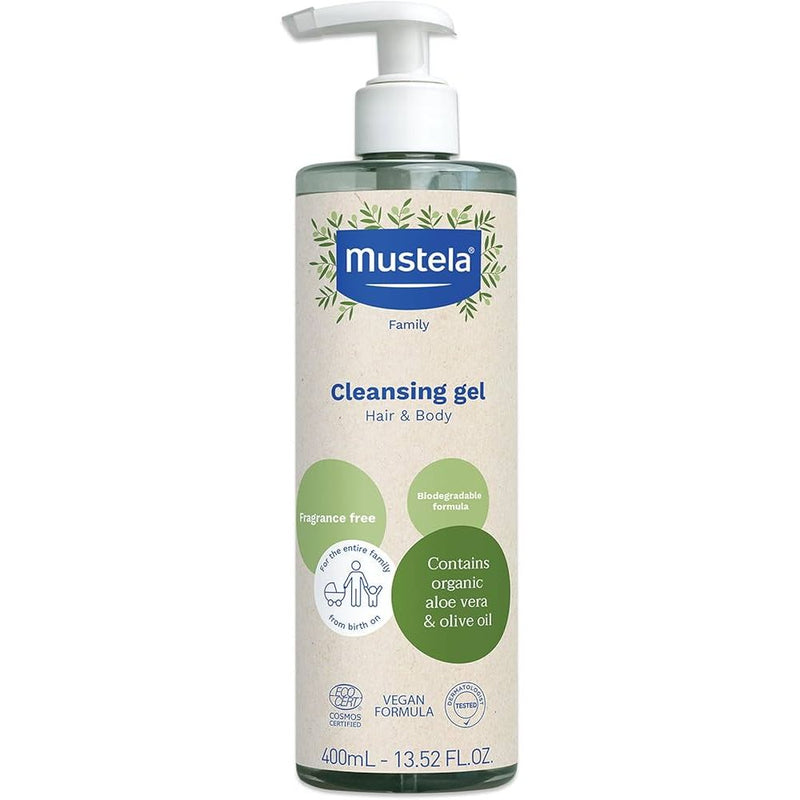Mustela Mustela Cleasing Gel Fragrance Free, 10.14 fl oz Cleansing Gel