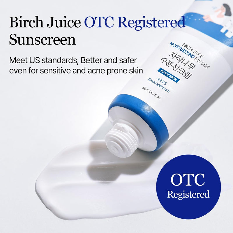 AsiaBeautyMall Round Lab Birch Juice Moisturizing UV Lock Sunscreen Sunscreen Lavender