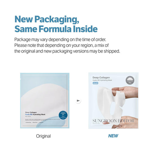 AsiaBeautyMall Sungboon Editor Deep Collagen Hyalu-B5 Hydrating Mask Face Mask White Smoke