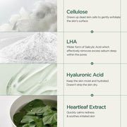 AsiaBeautyMall Anua Heartleaf LHA Moisture Peeling Gel Face Mask