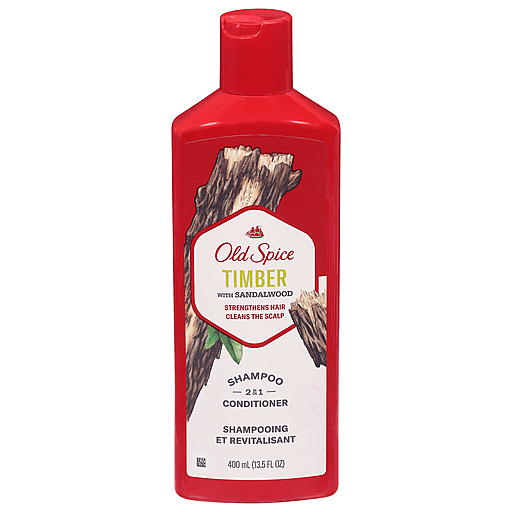 Old Spice Old Spice Shampoo & Conditioner, Timber With Sandalwood, 2 In 1 13.5 Fl Oz Shampoo & Conditioner