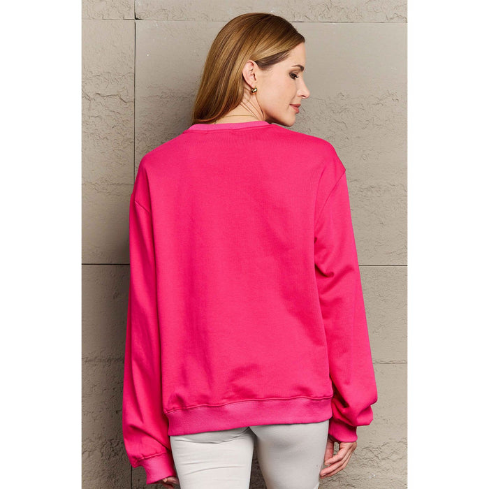 Simply Love YEEHAW Graphic Round Neck Sweatshirt