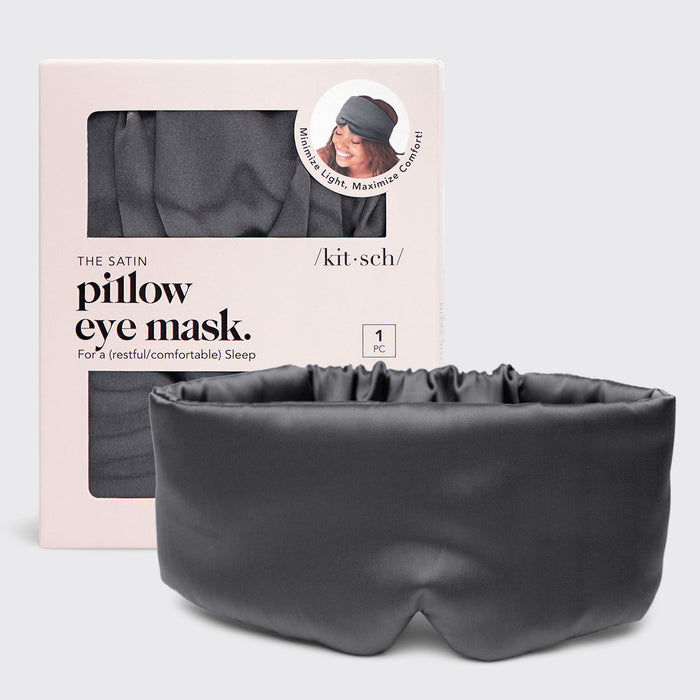 Kitsch - The Pillow Eye Mask - Charcoal