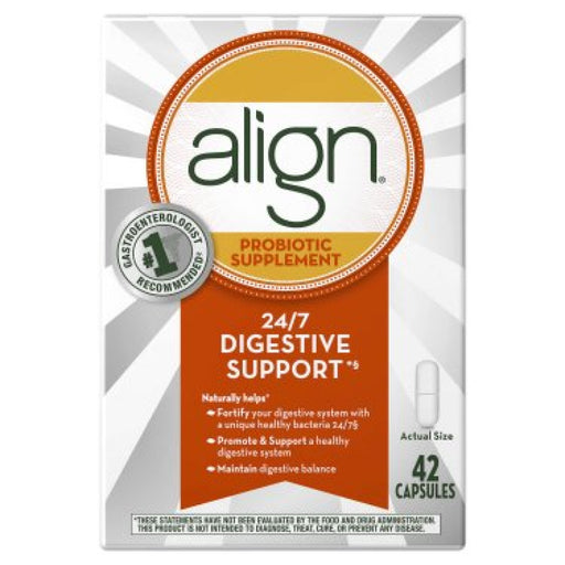 Align Align Probiotic, Probiotics For Women And Men, Daily Supplement Digestive Health, 1 Recommended By Doctors Gastroenterologists, 42 Capsules Vitamins & Supplements