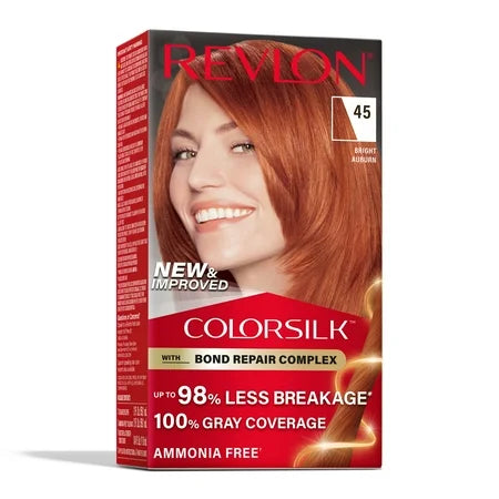 Revlon Revlon Colorsilk Beautiful Color Permanent Hair Color 045 Bright Auburn Hair Color
