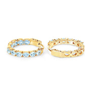 Bids.com 3.80 Carat Genuine Blue Topaz .925 Sterling Silver Earrings Earrings