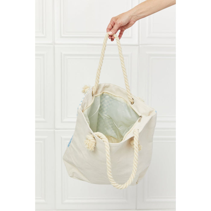 Justin Taylor Picnic Date Tassle Tote Bag