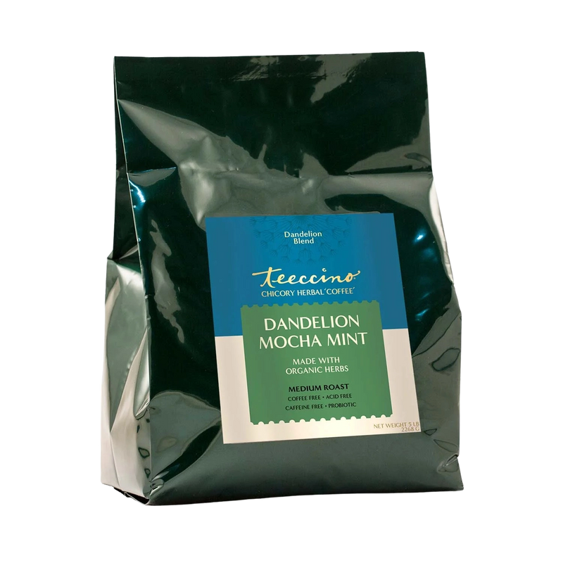 Teeccino Dandelion Mocha Mint Herbal Coffee Herbal Coffee