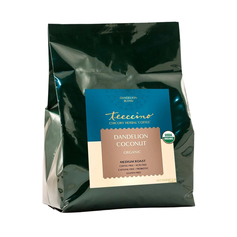 Teeccino Dandelion Coconut Herbal Coffee Herbal Coffee