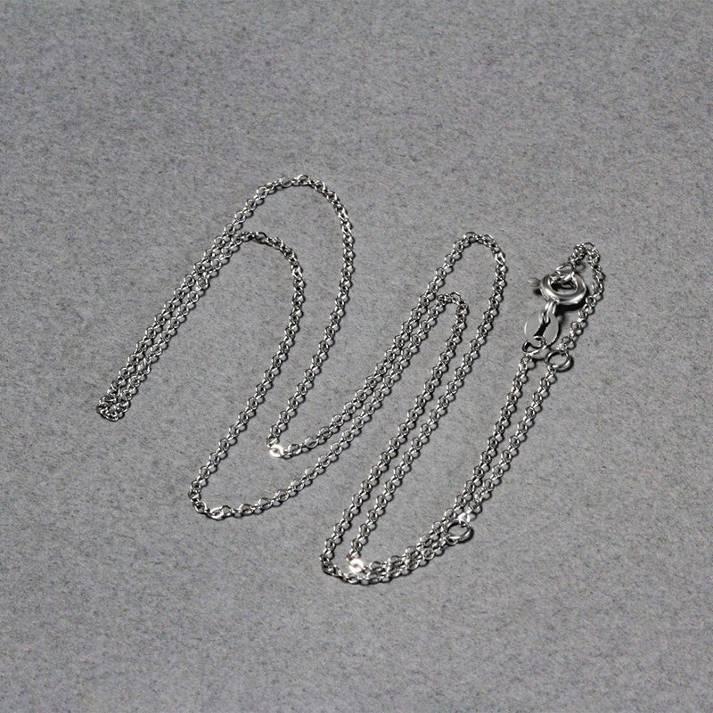 Bids.com Double Extendable Piatto Chain in 14k White Gold (1.2mm) Necklaces