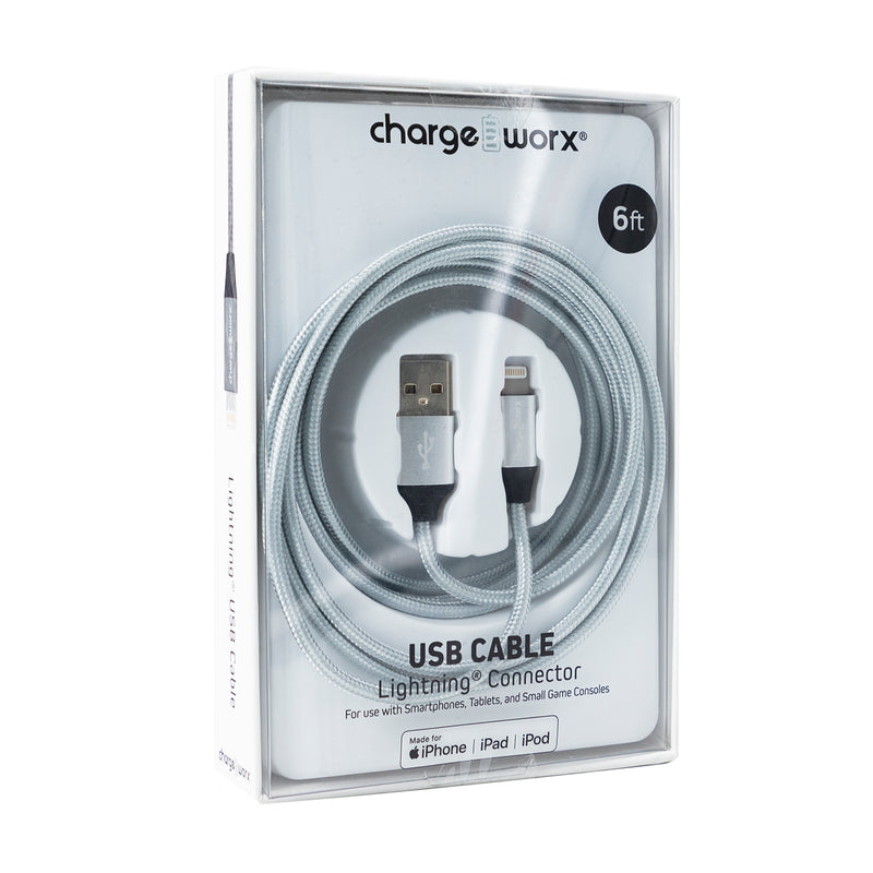 Charge Worx Charge Worx Metallic USB-C Cable Cables