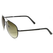 zeroUV Large Round Full Metal Aviator Sunglasses 1373 58mm Sunglasses