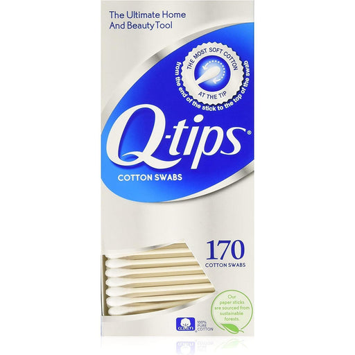 Q Tips Q Tips Cotton Swabs 170 Ct Box Cotton Swabs