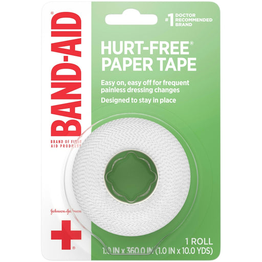 Band-Aid Brand Band-Aid Brand First Hurt-Free Medical Adhesive Paper Tape For Wound Dressings, 1 In By 10 Yd First Aid Lavender