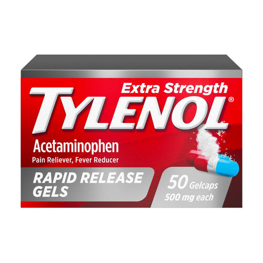 Tylenol Tylenol For Adults Extra Strength 500 Mg Acetaminophen Gelcaps Health & Beauty Dim Gray
