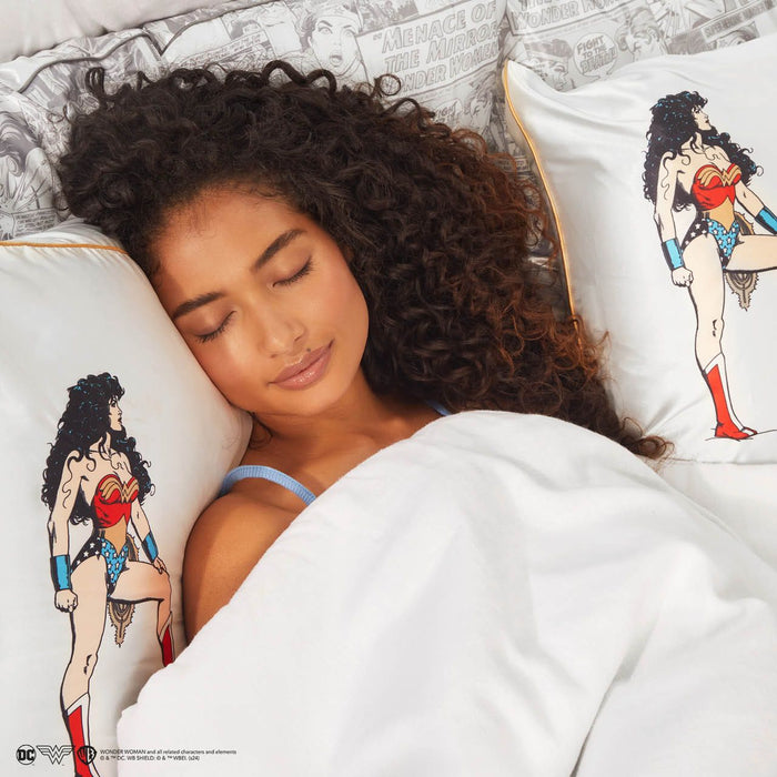 Kitsch - Wonder Woman X Kitsch King Pillowcase - Believe In Wonder