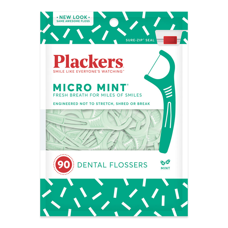 Plackers Plackers Micro Line Floss Picks, Fresh Mint Dental Floss