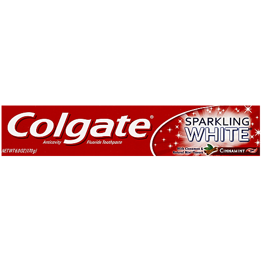 Colgate Colgate Sparkling White Toothpaste, Anticavity Fluoride, Cinnamon, Gel Toothpaste