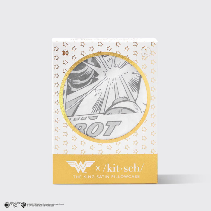 Kitsch - Wonder Woman X Kitsch King Pillowcase - Comic Print