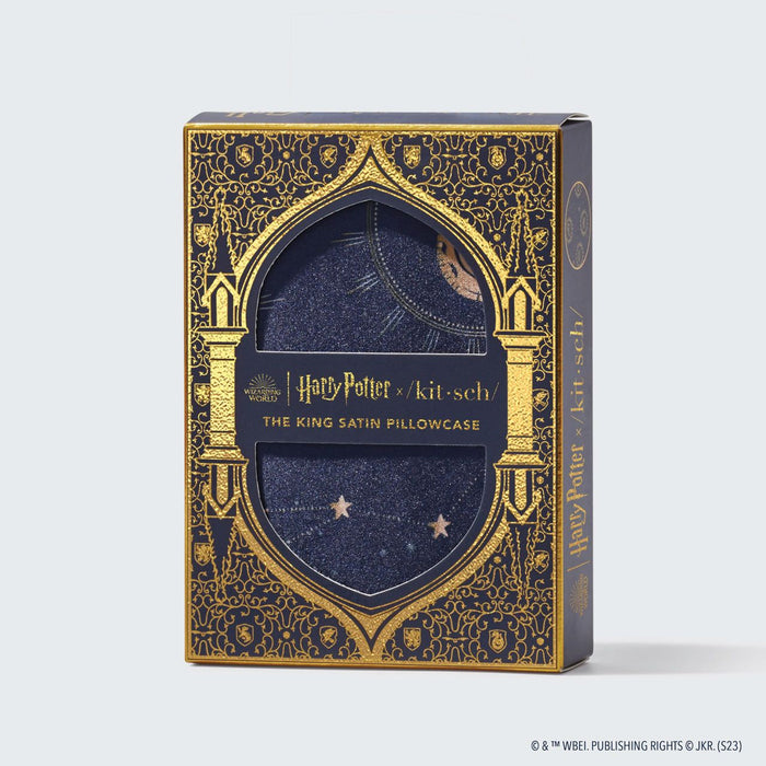 Kitsch - Harry Potter X Kitsch King Satin Pillowcase - Midnight At Hogwarts