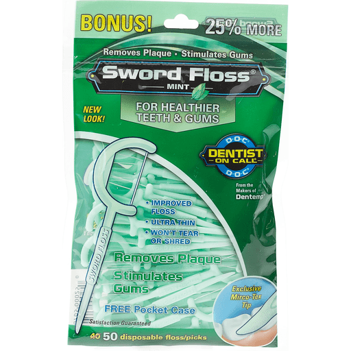 Sword Sword Floss Disposable Floss/Picks Mint Oral Care