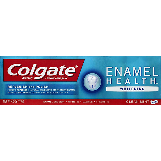 Colgate Colgate Enamel Health Whitening Toothpaste, Clean Mint Paste 4 Oz Toothpaste