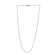 Bids.com Adjustable Cable Chain in 14k Rose Gold (0.97 mm) Necklaces
