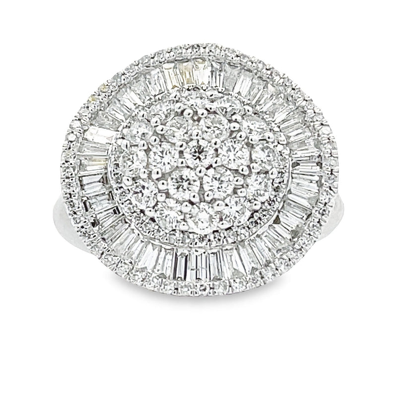 Bids.com 2.00ct Diamond Ring 14KT White Gold Rings