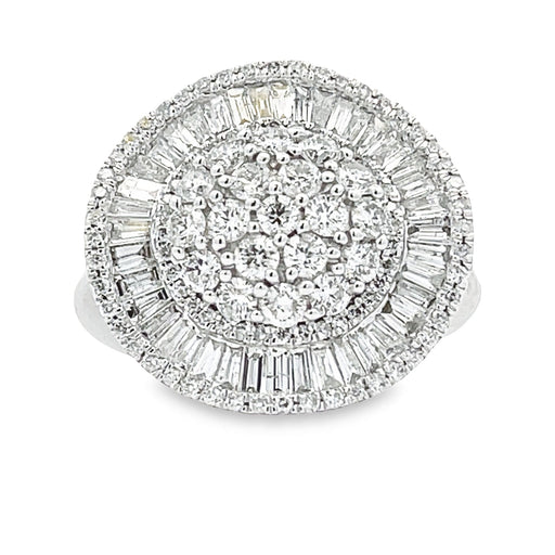 Bids.com 2.00ct Diamond Ring 14KT White Gold Rings White Smoke 7.0