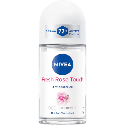 Nivea NIVEA Fresh Rose Touch 72h Anti-Perspirant Roll-On for Women 50ml Deodorant & Anti-Perspirant