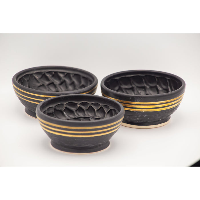 Rodak Ceramics - Velvet Black Shave Bowl
