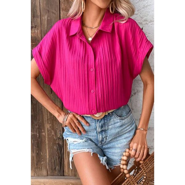 Button Up Short Sleeve Shirt