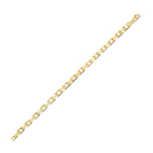 Bids.com 14k Yellow Gold French Cable Link Chain (4.80 mm) Necklaces