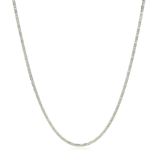 Bids.com 14k White Gold Lumina Pendant Chain 1.0mm Necklaces