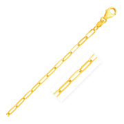 Bids.com 14K Yellow Gold Paperclip Bracelet (4.0mm) Bracelets