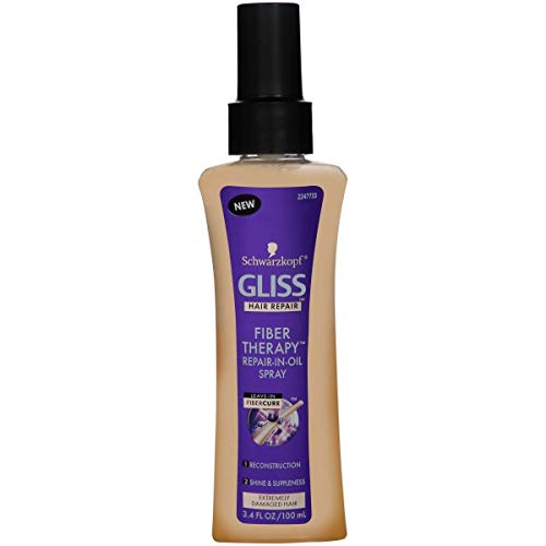 Schwarzkopf Schwarzkopf Gliss Fiber Therapy Repair Hair Spray 3.40 Oz Hair Care White Smoke
