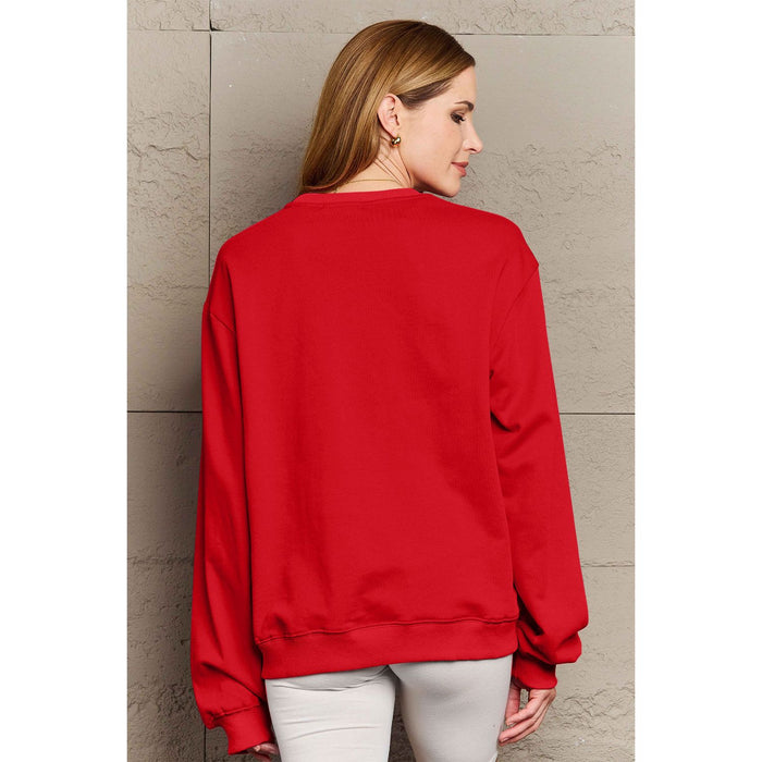 Simply Love YEEHAW Graphic Round Neck Sweatshirt