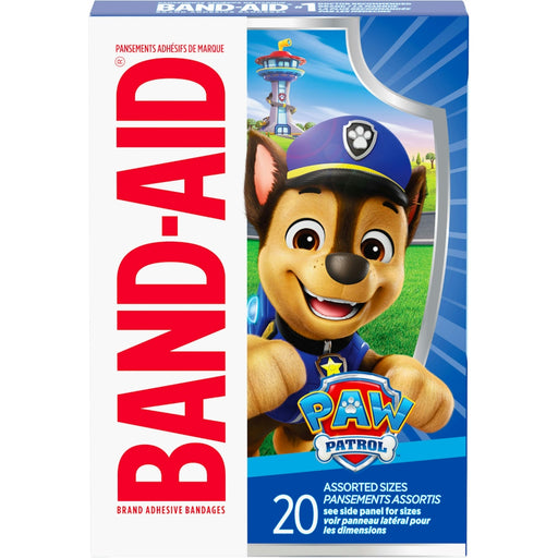 Band-Aid Band-Aid Brand PAW Patrol Adhesive Bandages – 20 Count (Assorted) First Aid