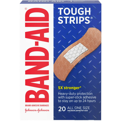 Band-Aid Band-Aid  Tough Strips Adhesive Bandages 20Ea First Aid