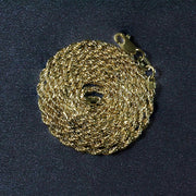 Bids.com 2.0mm 14k Yellow Gold Light Rope Chain Necklaces