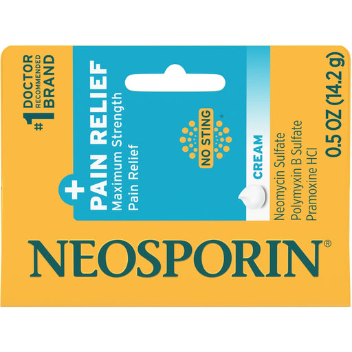 Neosporin Neosporin Plus Pain Relief Maximum Strength Antibiotic Cream - 0.5 Oz First Aid